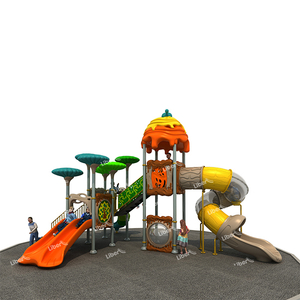 China Quality Outdoor Playground Park Equipment Plastic Slide