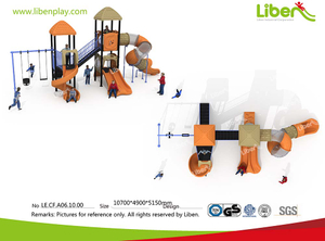 Children Outdoor Playground Slide Equipment for Park From Libenplay
