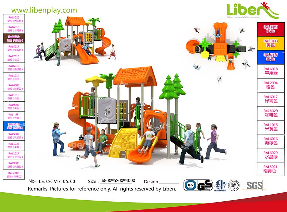  Libenplay Preschool Children's Outdoor Playground Amusement Equipment 