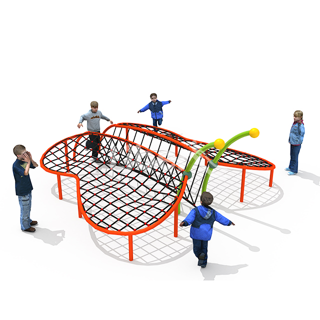 Custom Outdoor Theme Park Net Rope Climbing Playground